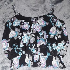 Floral crop top